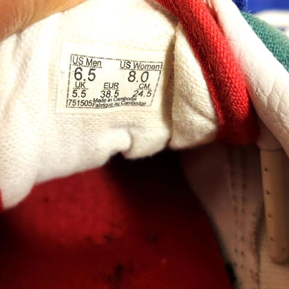 VANS "Old Skool Yacht" Colorblock Suede/Canvas Lace Up Sneakers Womens Sz.8 $135 - Picture 7 of 8